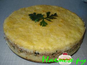 Рисовая запеканка с мясом