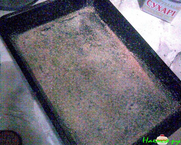 Легкий пирог - запеканка с капустой, шампиньонами и куриным мясом