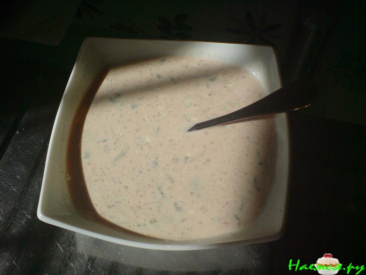 Гнезда из лапши с фаршем