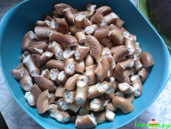 Шоколадная колбаска с баранками