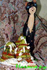 Башенки из кабачков