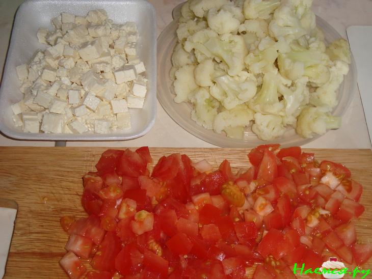 Пшенная каша с капустой брокколи (или цветной)