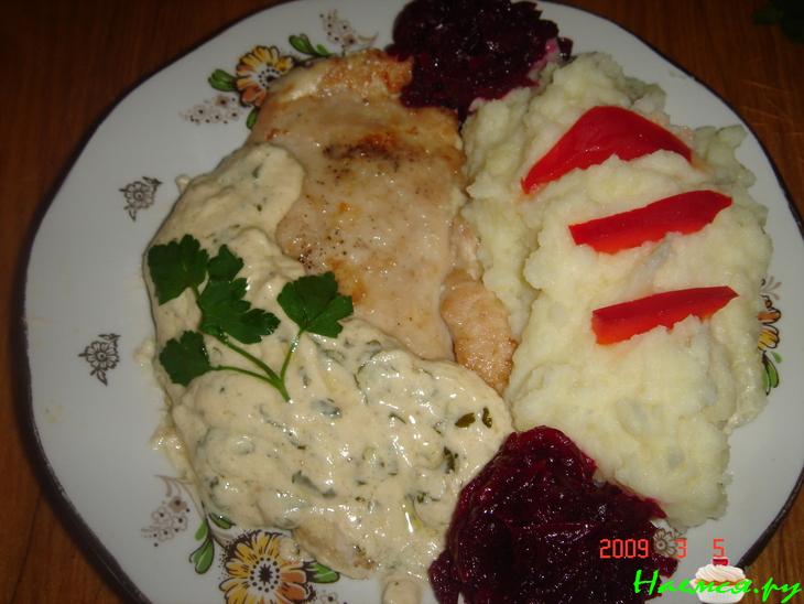 Эскалопы под соусом