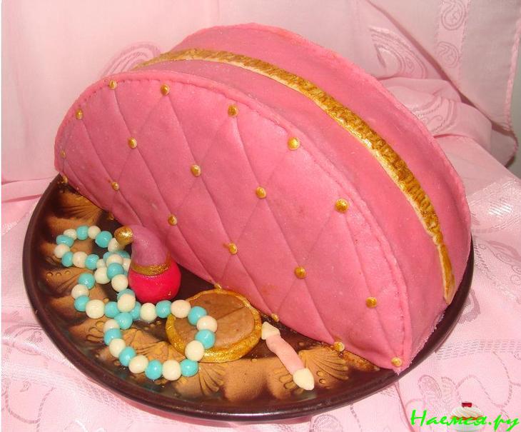 Торт "Косметичка для маленькой модницы"