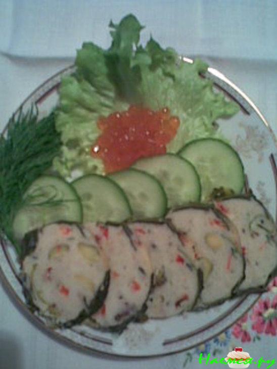 Рулет из судака