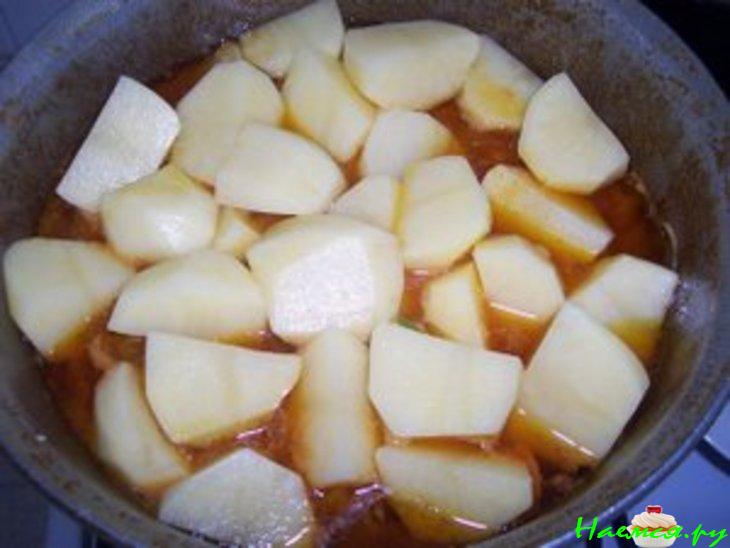 Индюшатина (красное мясо) с овощами