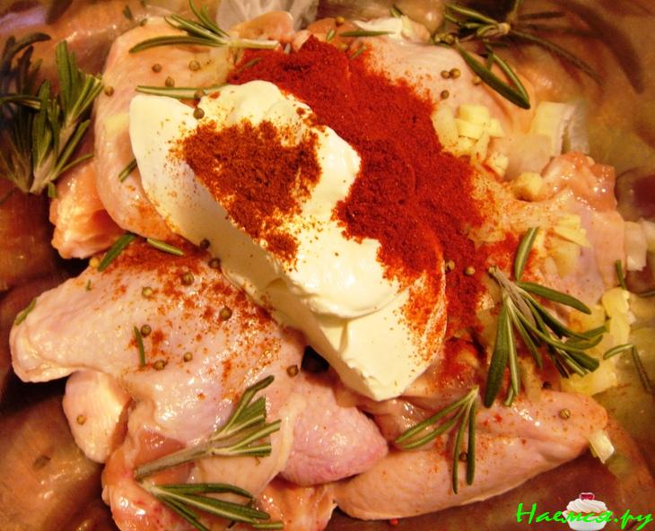 Курочка с паприкой