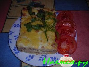 Лазанья с мясом и овощами