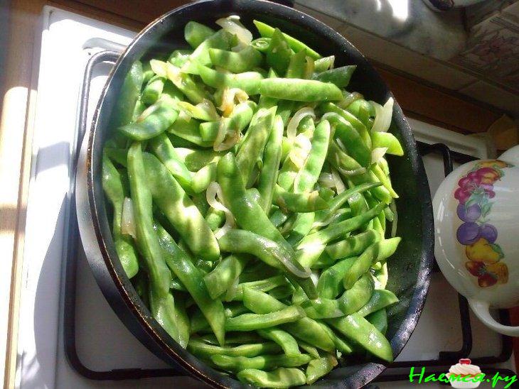 Стручковая фасоль в оливковом маслеце