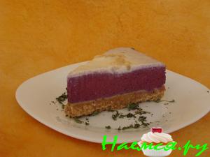 Чиз-кейк с черникой и гренадином