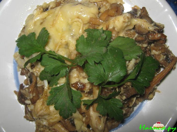 Салат "Жульен с кальмарами"