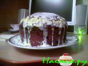 Кулич пасхальный в сахарно-лимонной глазури Кулич пасхальный в сахарно-лимонной глазури