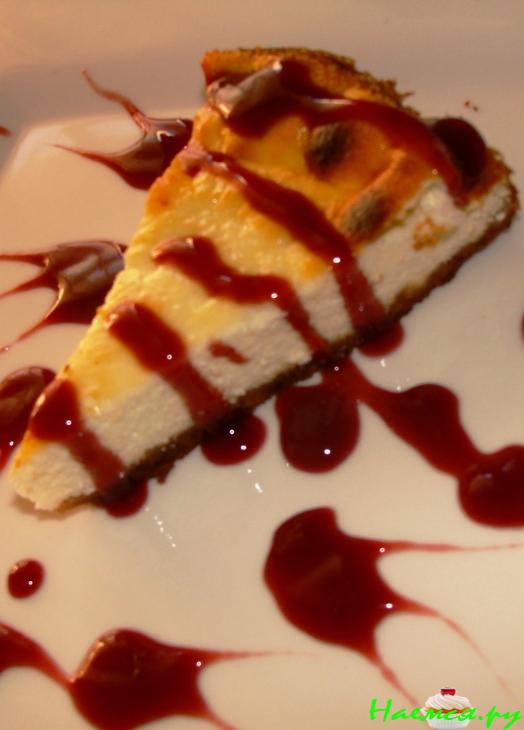 Пирог творожный с йогуртом