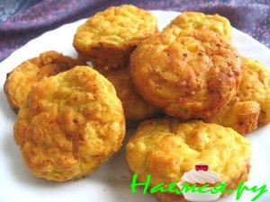Маффины из козьего сыра и кабачков Маффины из козьего сыра и кабачков