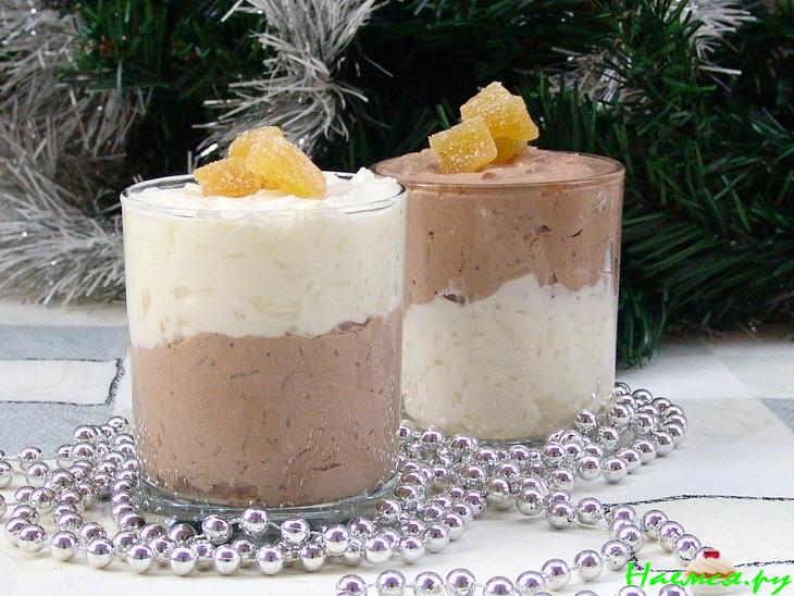 Рисово-шоколадный десерт