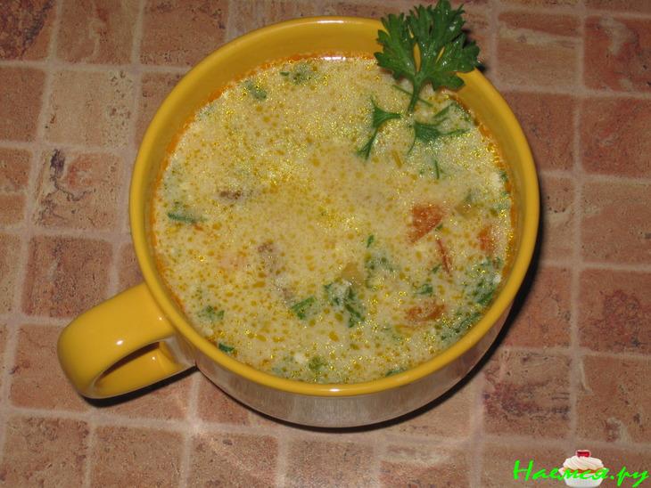 Грибной супчик с белыми грибами