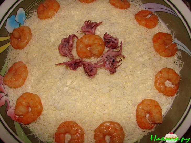 Креветочно-кальмарный микс