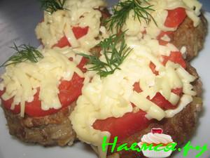 Шницели рубленые по-французски (из фарша)