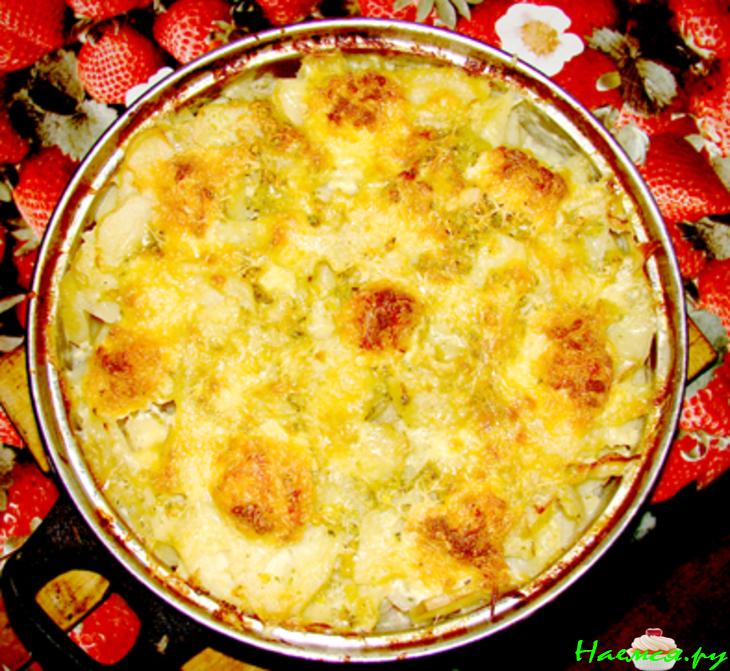 Запеканка из картофеля с ветчиной