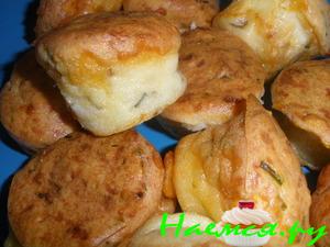 Заварные мини-маффины с сыром