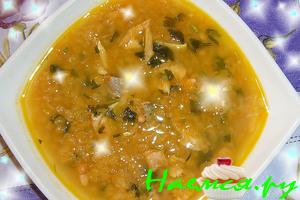 Суп рыбный густой... с чечевицей Суп рыбный густой... с чечевицей