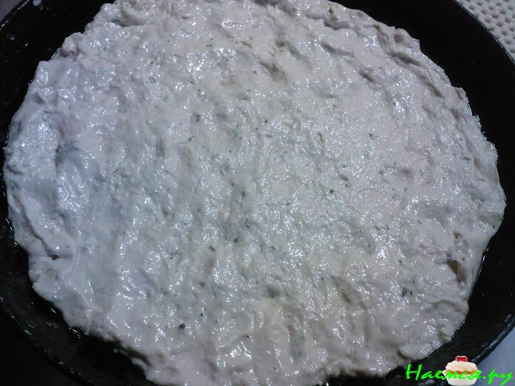 Пицца на кефире по-домашнему