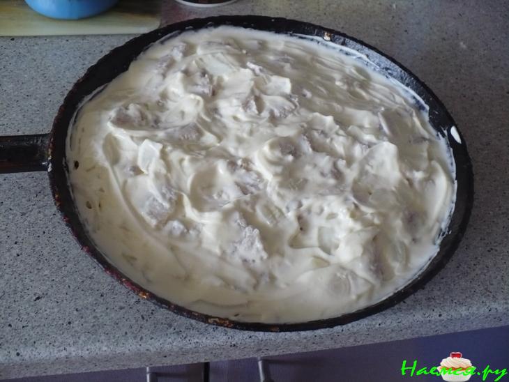 Рыба под майонезом (филе окуня) Рыба под майонезом (филе окуня)