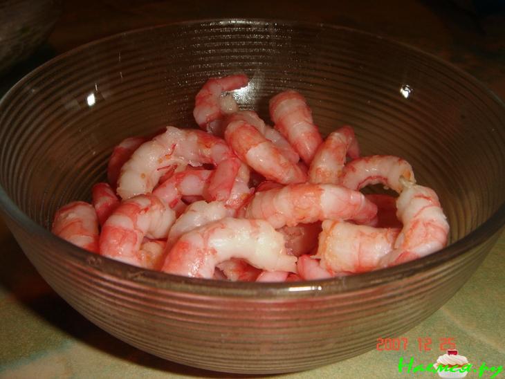 Фунчоза с креветками