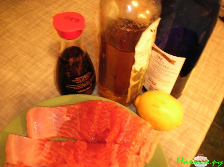 Форель в кунжуте