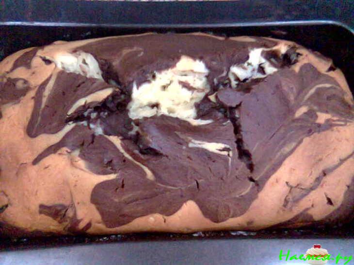 Пирог "Зебра" к чаю