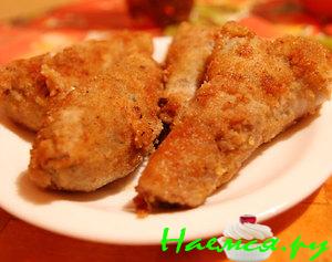 Куриные бедрышки жареные в кляре