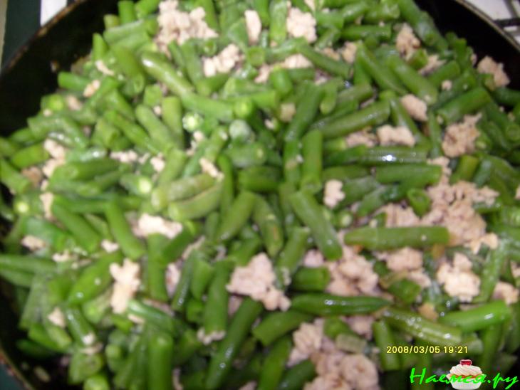 Лобио с говяжьим фаршем Лобио с говяжьим фаршем