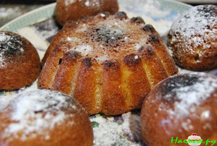 Корично-ванильный кекс и маффины со сгущенкой