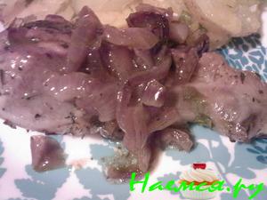 Курочка на луке