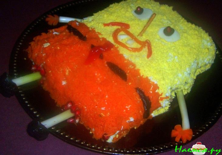 Салат "Губка Боб"