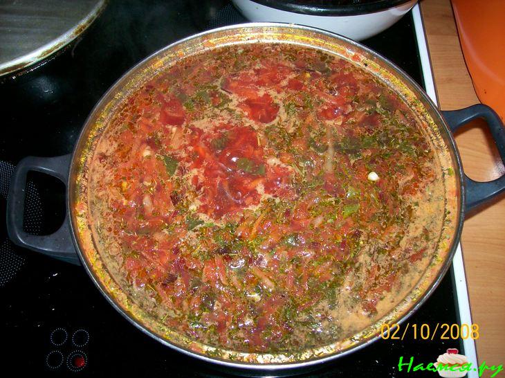 Свекольник с ботвой (вариант)