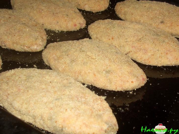 Котлеты с грибами куриные - 2
