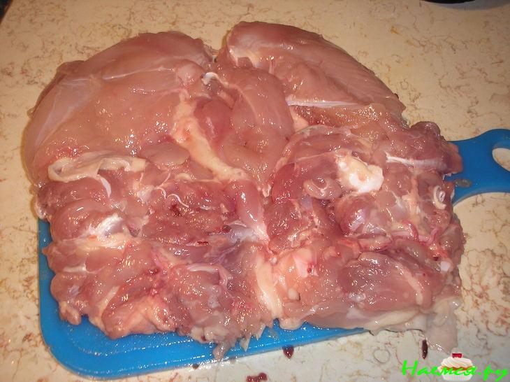 Куриный рулет, запеченный в фольге