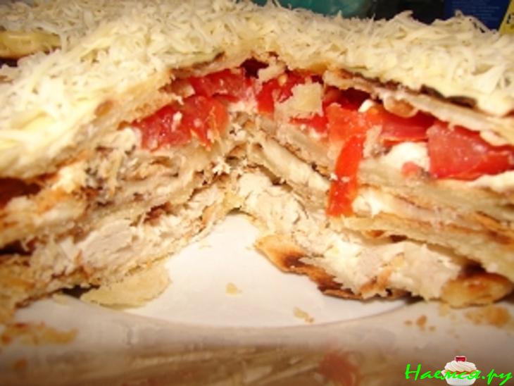 Закусочный куриный пирог