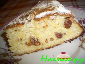 Запеканка - пирог с кукурузной крупой