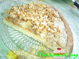 Марципановый торт с орехами