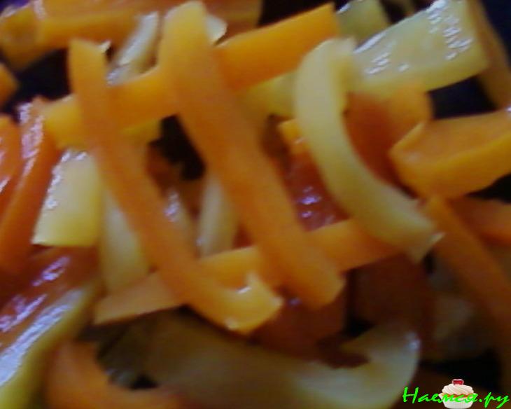 Салат с рыбой и маринованным перцем Салат с рыбой и маринованным перцем