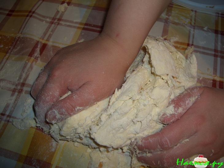 Пирог с плавлеными сырками