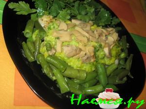 Морской язык с кукурузным соусом Морской язык с кукурузным соусом