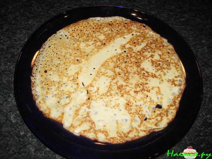 Блины-роллы с лососем