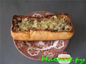 Фаршированный белый хлеб