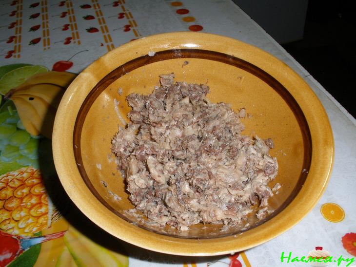 Паштет рыбный из консервы