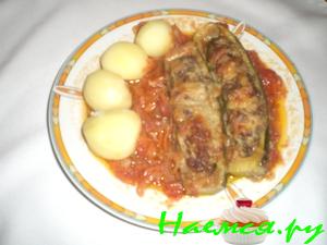 Фаршированные цуккини