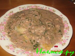 Сациви из рыбы по-тбилисски