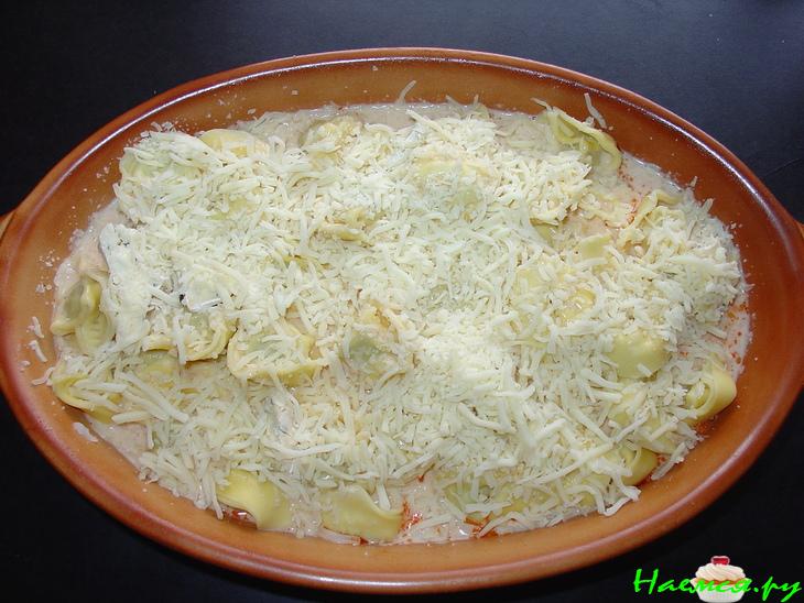 Запеканка с тортеллини